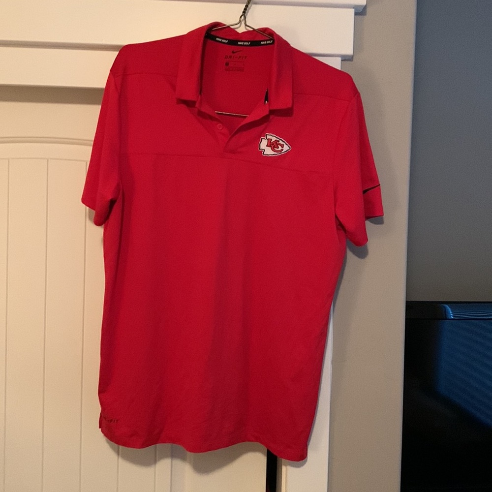 Kansas City Chiefs, Nike golf, dry fit, size medium
